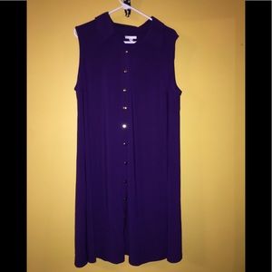 Women’s Cato button up dress Purple size 18 20W